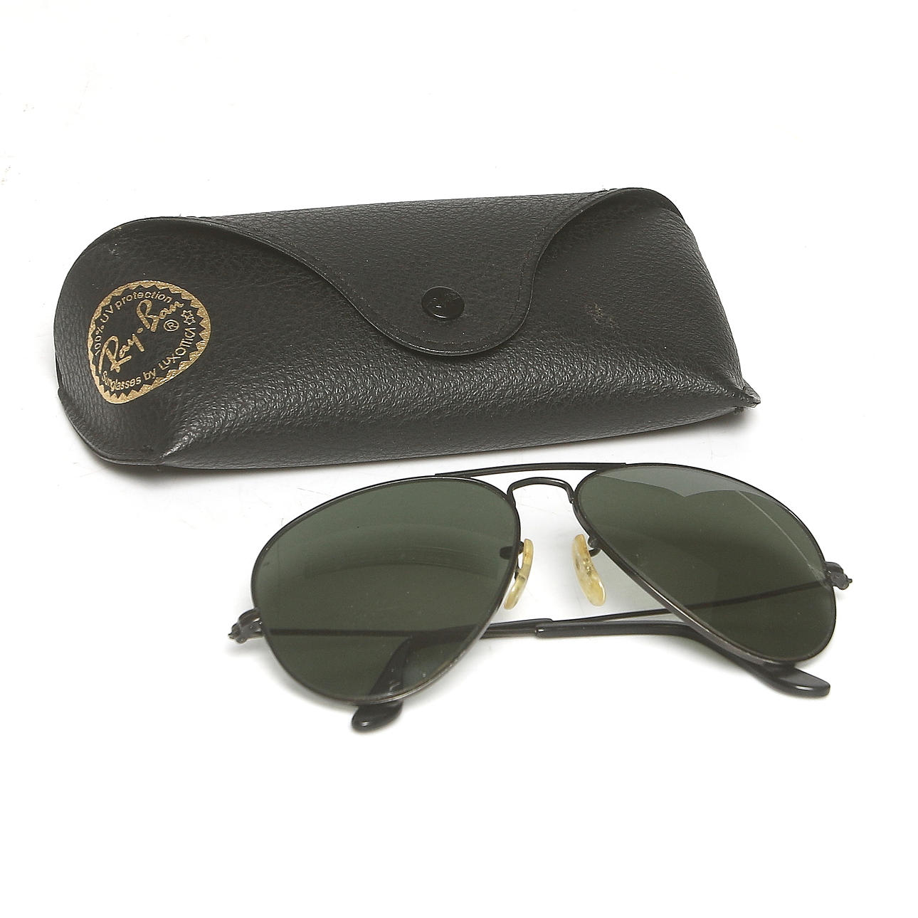 SOLGLASÖGON, "Aviator", Ray-Ban, Baush & Lomb, 1990-tal.