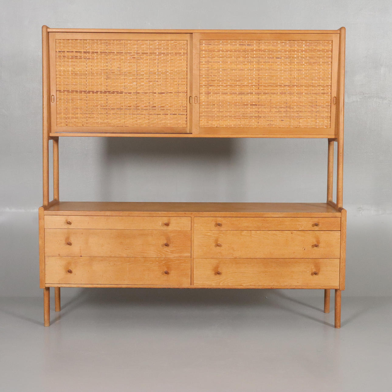HANS J WEGNER. Bookcase, model Ry-20, Ry Møbler, Denmark.