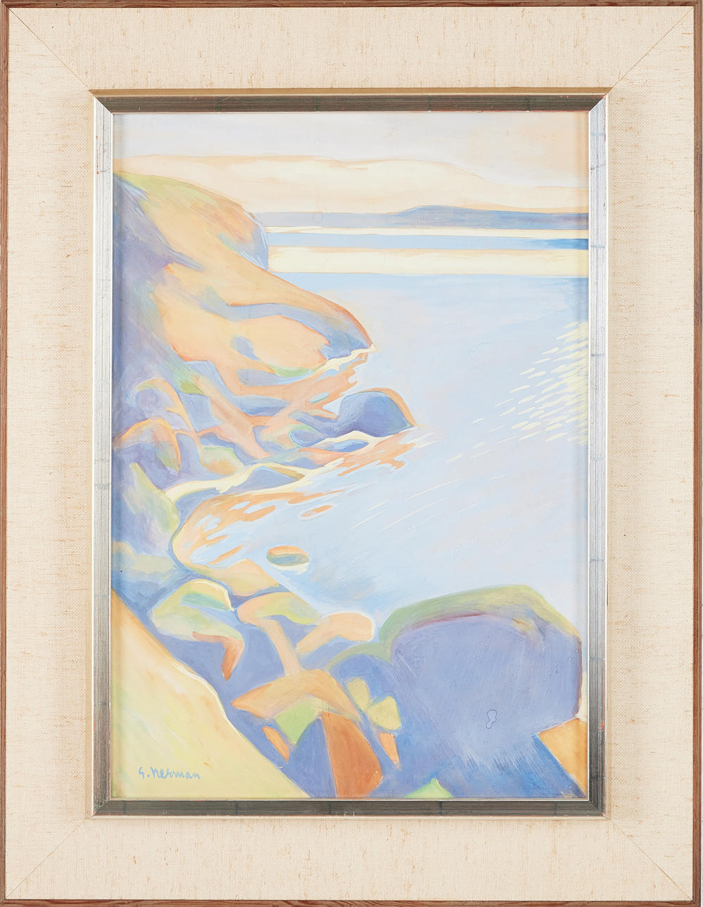 EINAR NERMAN. “From Bråviken”, gouache.