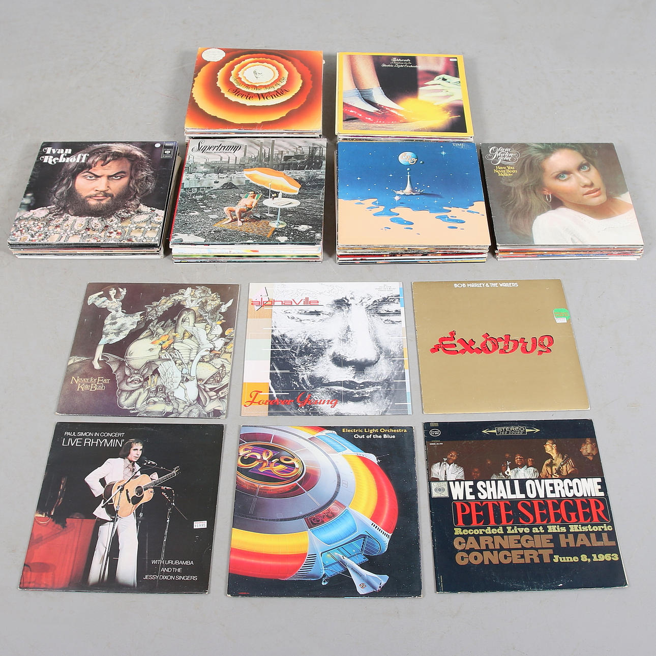 LP-SKIVOR, vinyl, pop & rock. 1900-talets senare del.