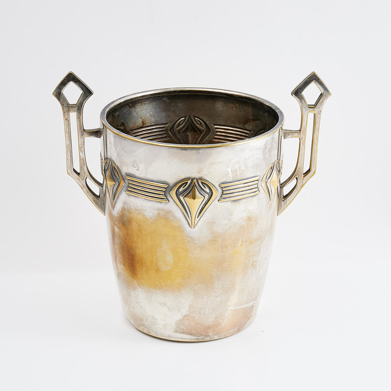 Champagne cooler, WMF, Art Deco, marked underneath.