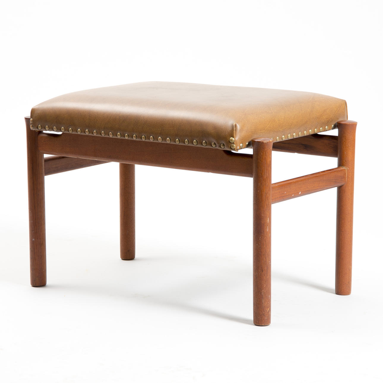 PALL, teak/konstskinn, Fritz Hansen.