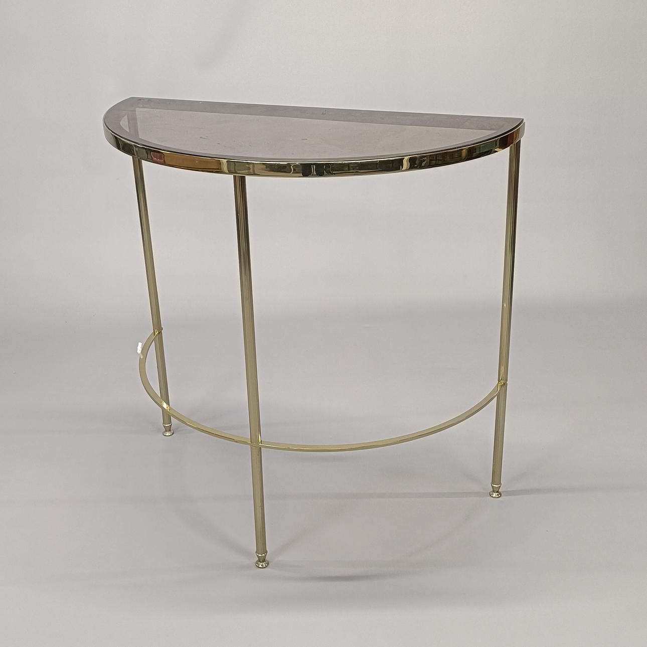 DEMI-LUNE CONSOLE TABLE.