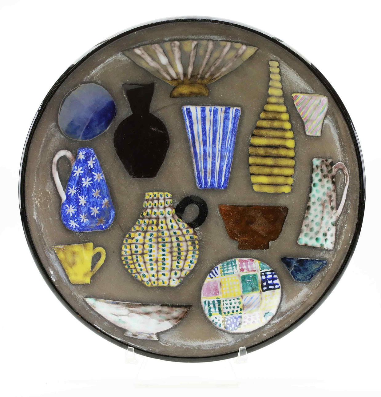 INGRID ATTERBERG. barrel, Unikat, Upsala-Ekeby, 1948-50.