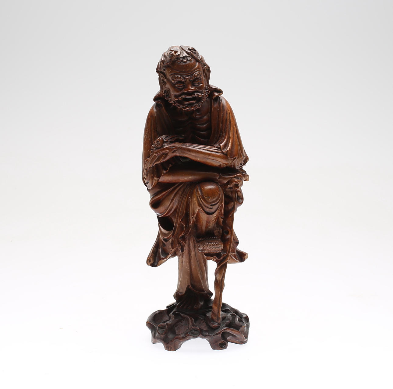 FIGUR, skuret trä, Kina, 1900-tal.