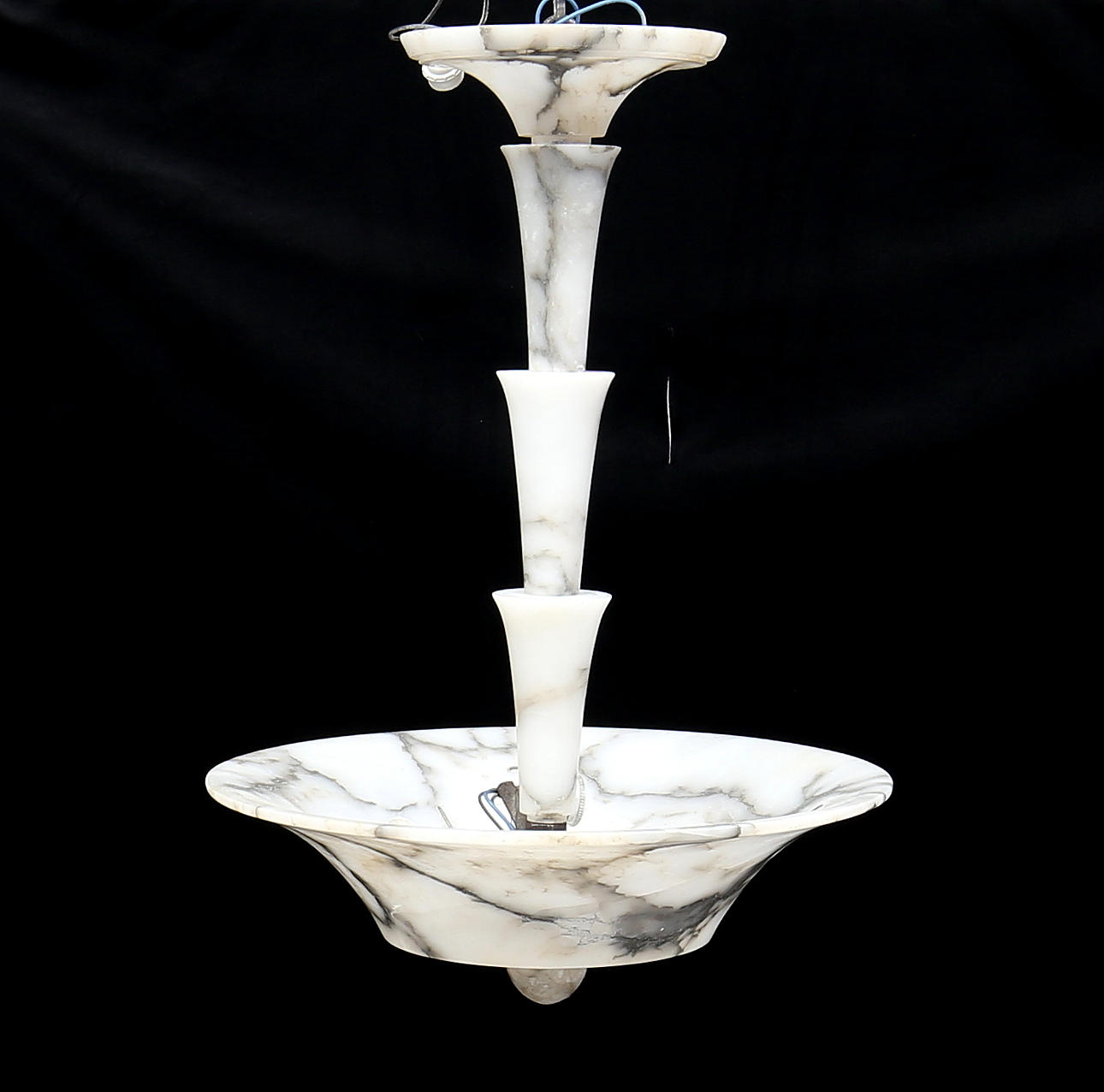 TAKLAMPA, alabaster, Art Deco, 1920-/30-tal.
