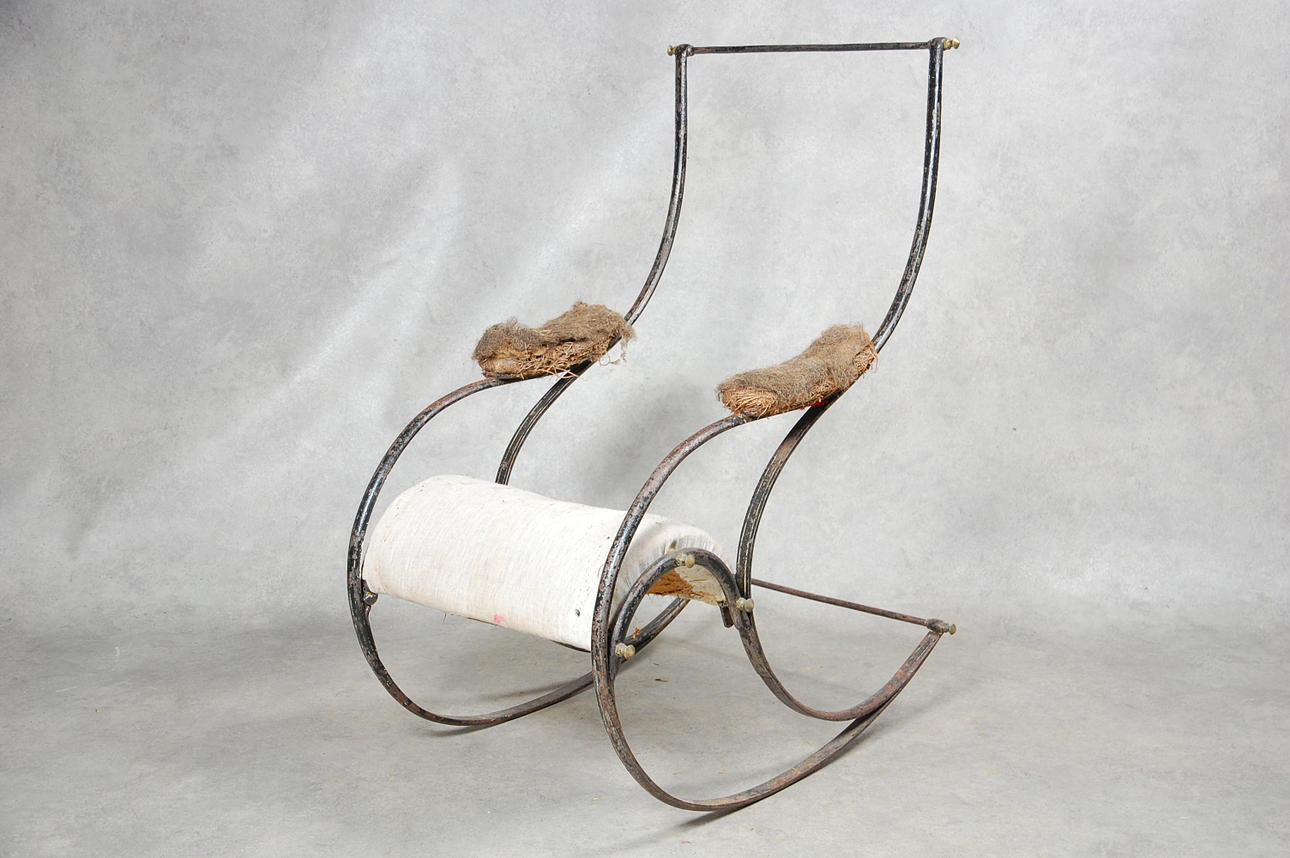 GUNGSTOL, H. C. Andersen modell smide, 1800-tal.