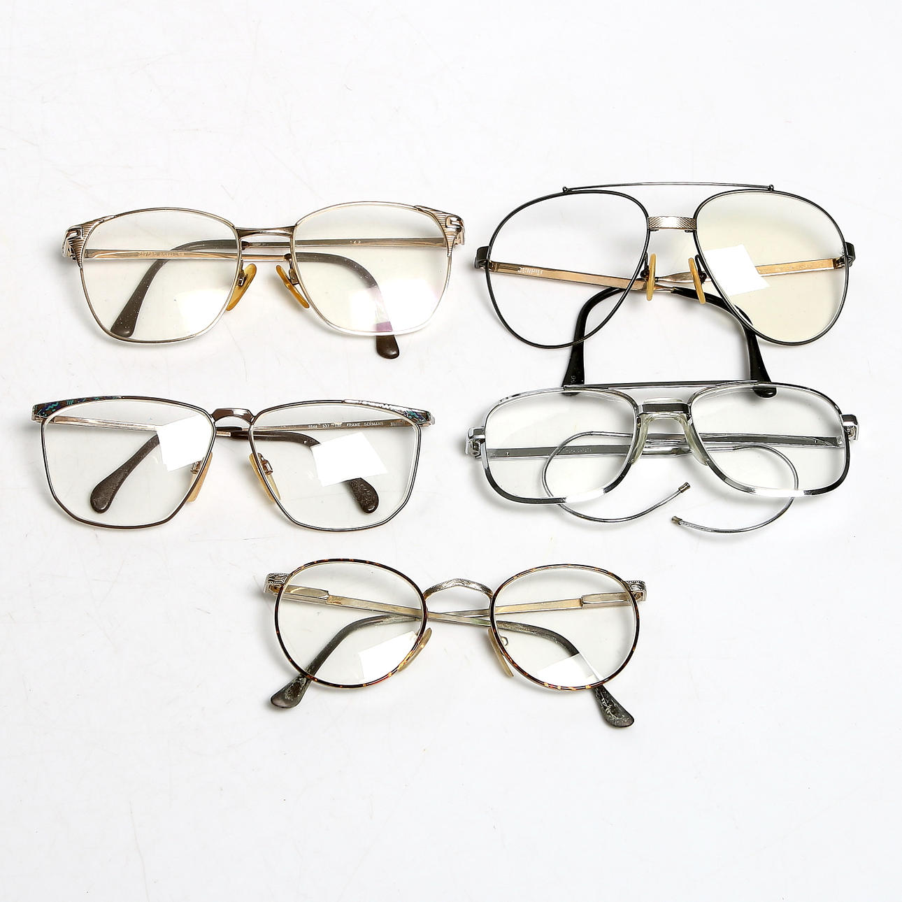 GLASÖGON, 5 st, 1900-tal.