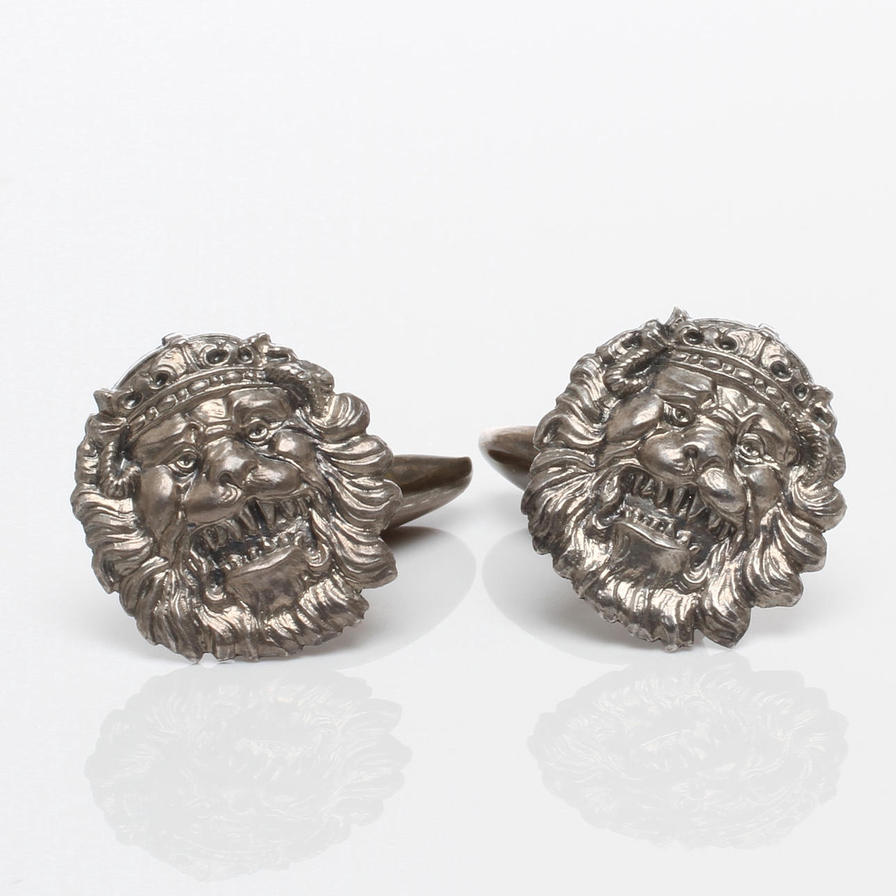 MANSCHETTKNAPPAR 1 par, silver, Sporrong & Co, 1965.