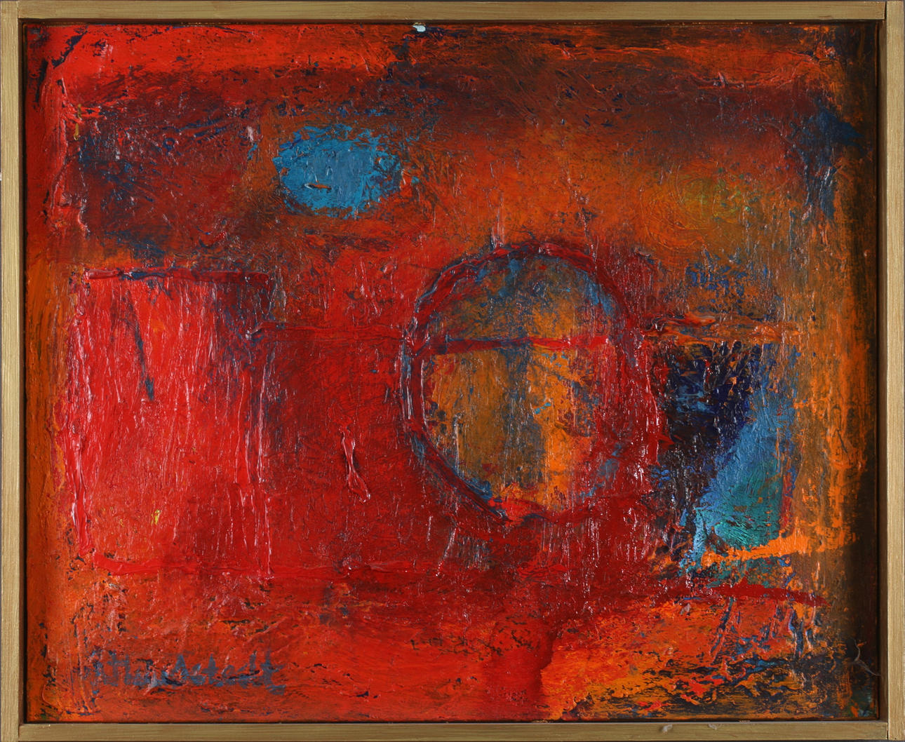 WILLARD LUNDSTEDT. Olja på duk, signerad.