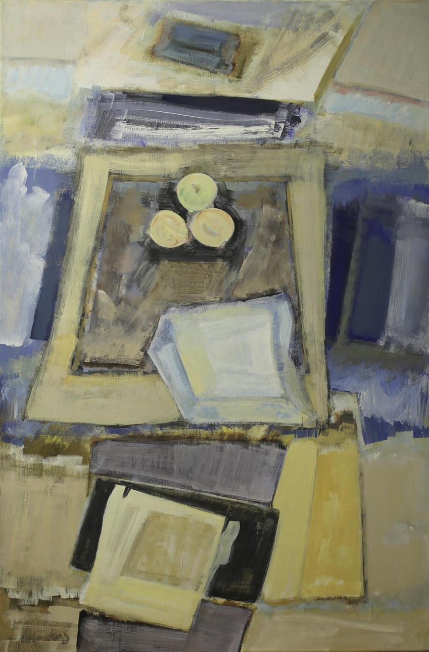 BRUNO MERBITZ, PROF. (1918 BERLIN 1997). abstrakt sammansättning.