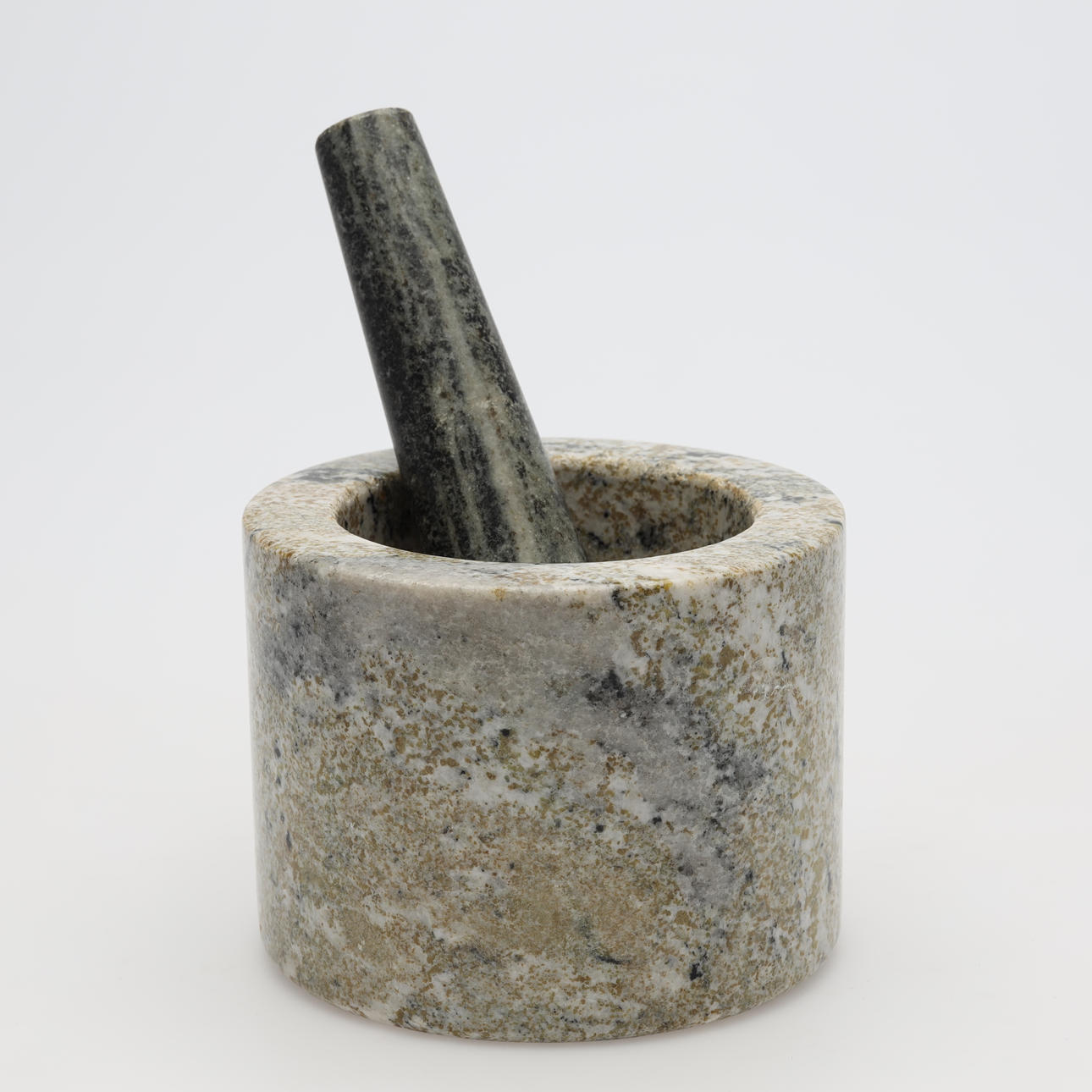 MORTEL med stöt, marmor.