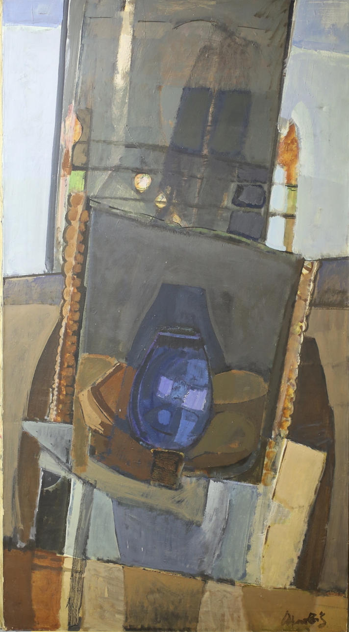 BRUNO MERBITZ, PROF. (1918 BERLIN 1997). Abstrakt sammansättning.