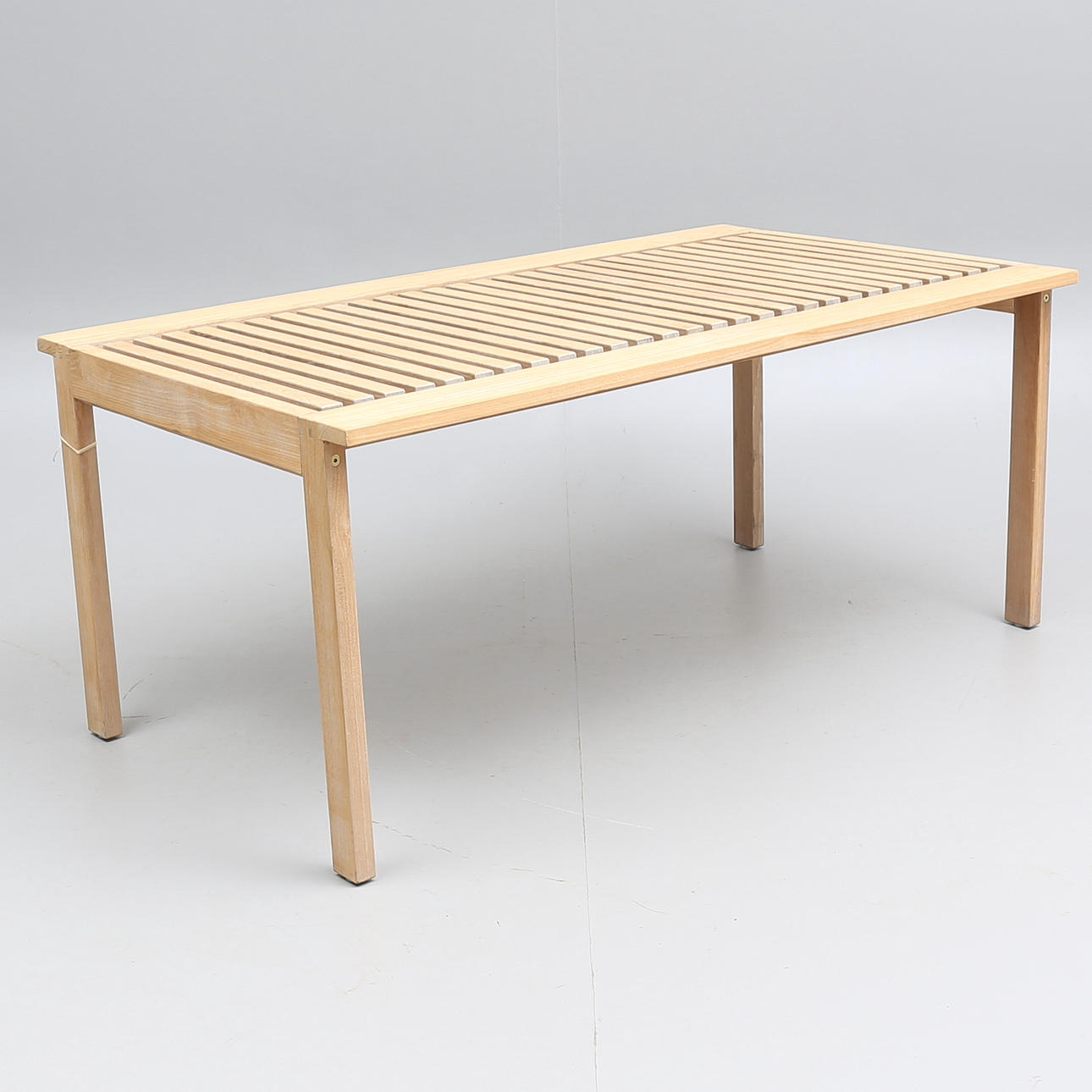 TRÄDGÅRDSBORD, "Access", teak, design Johannes Foersom / Perer Hiort-Lorenzen, Berga Form.