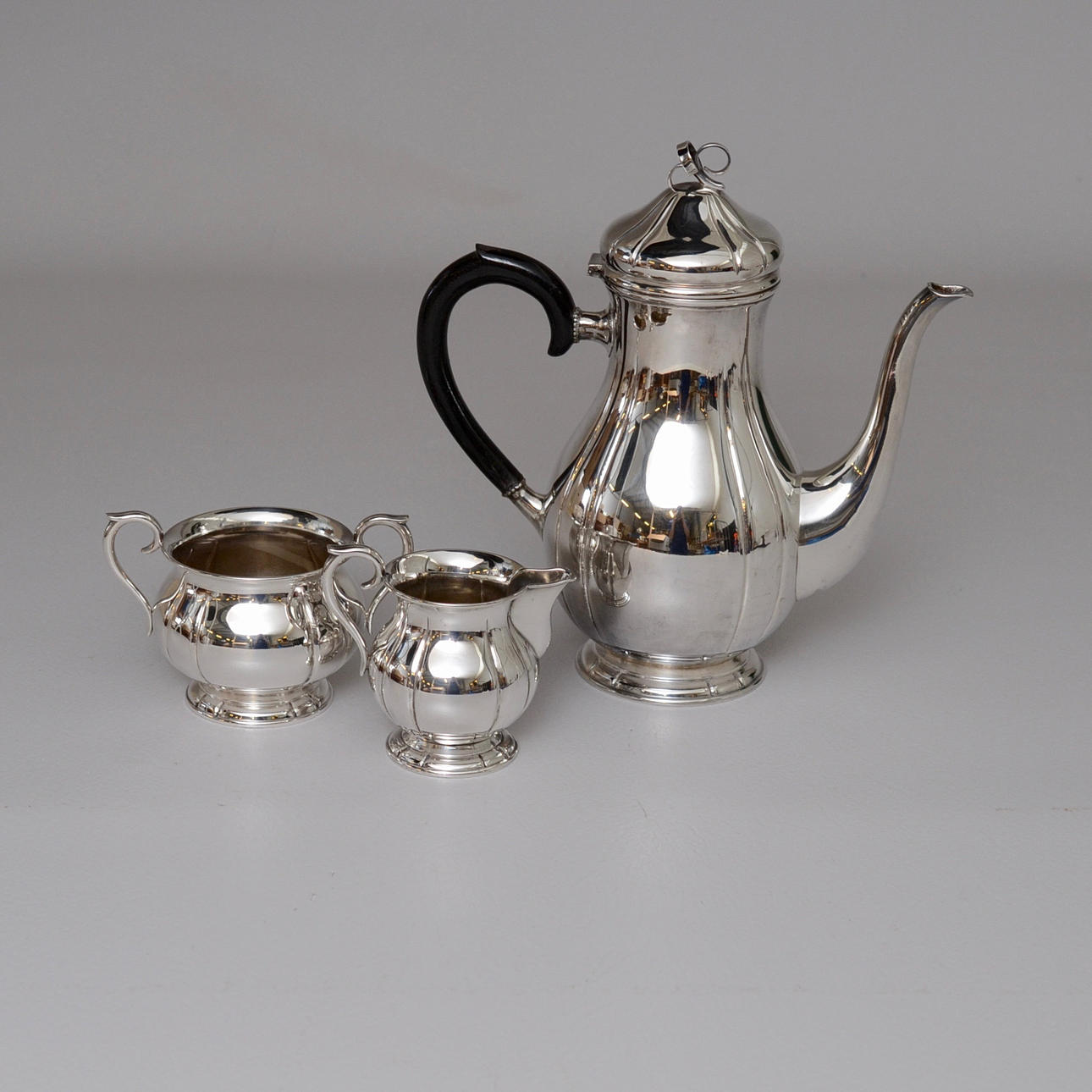 Kaffeservis, silver.