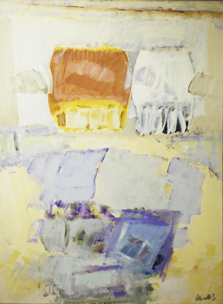 BRUNO MERBITZ, PROF. (1918 BERLIN 1997). abstrakt sammansättning.