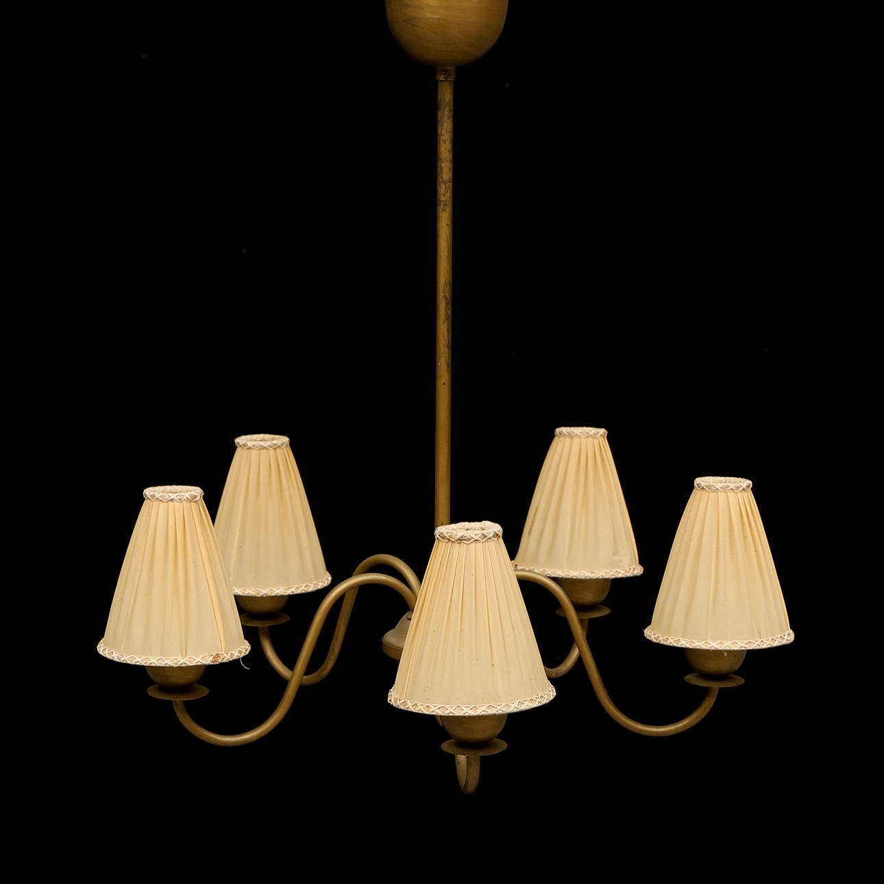 A Swedish modern ceiling lamp, mid 20th century.