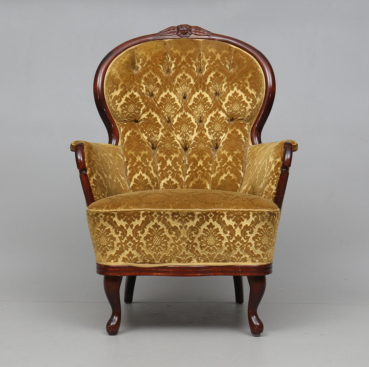 FÅTÖLJ, rokokostil, 1900-talets mitt.