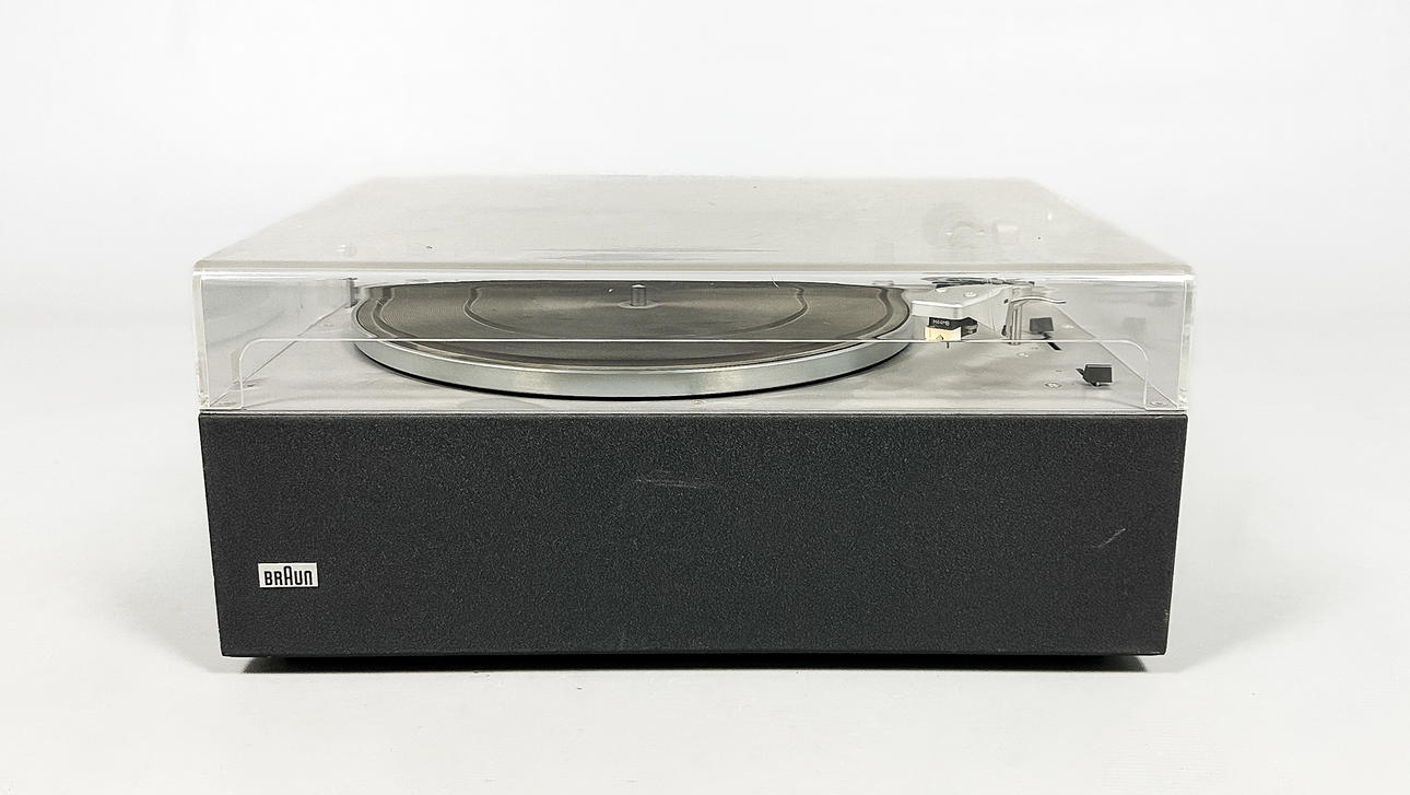 DIETER RAMS. A record player, Braun PS-420, Germany, 1960s.