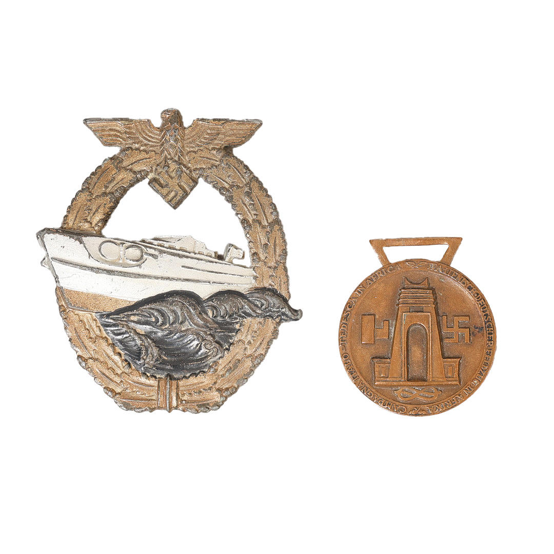 ww2-tyskt-e-b-tm-rke-och-afrika-kampanjmedalj-2-vapen-militaria