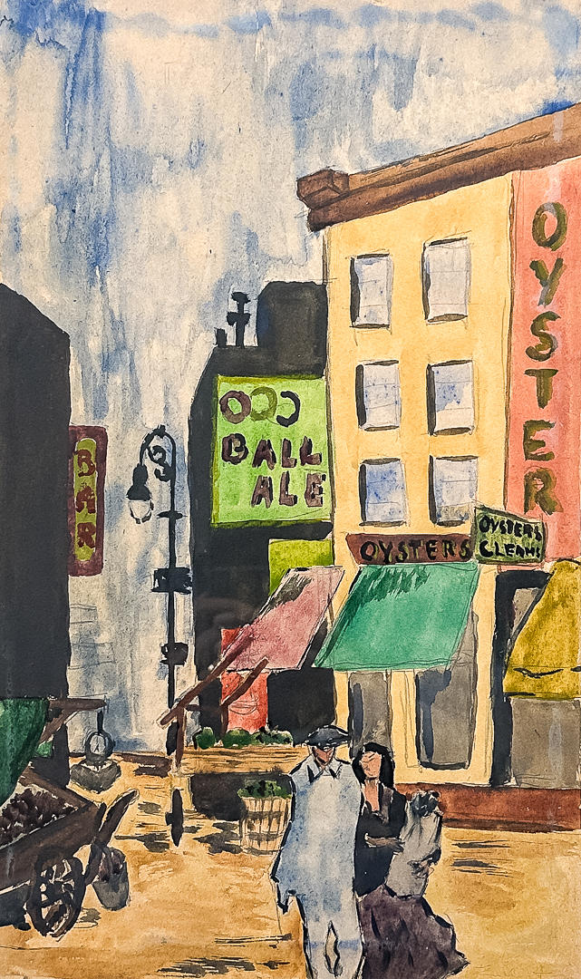 PASTEL, “New York-49", signed.