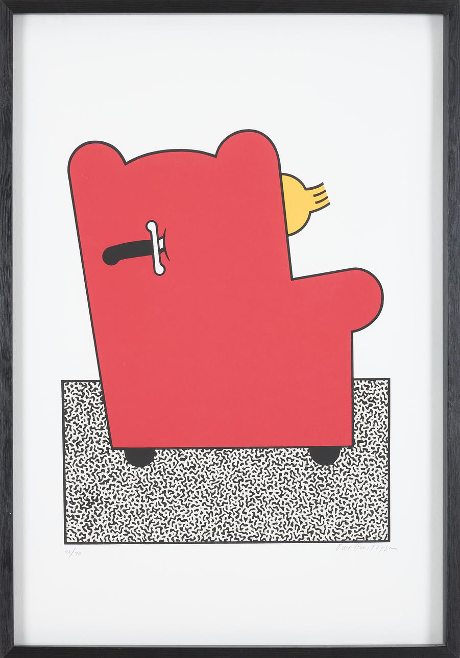 OWE GUSTAFSON (1940-). Untitled, colour series, signed, numbered 46/70.