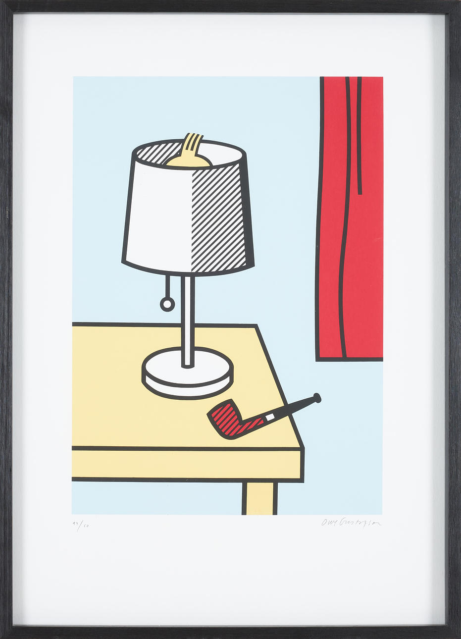 OWE GUSTAFSON (1940-). Untitled, colour series, signed, numbered 49/50.