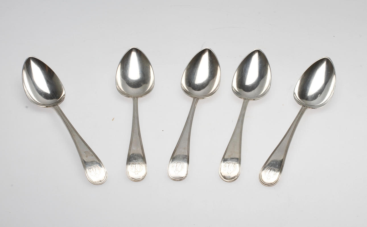 SKEDAR, 5 st, myntsilver, Edward Rockwell, New York, 1800-tal.