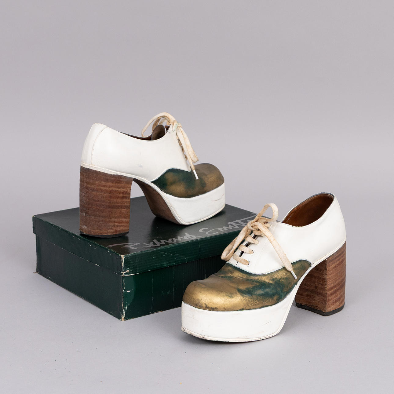 Richard Smith Plateau Shoes, early 1970s.
