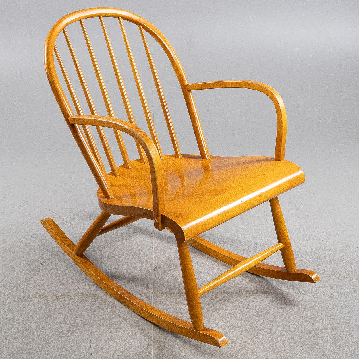 A rocking chair, beech, 1940s/50s. Furniture - Armchairs & Chairs ...