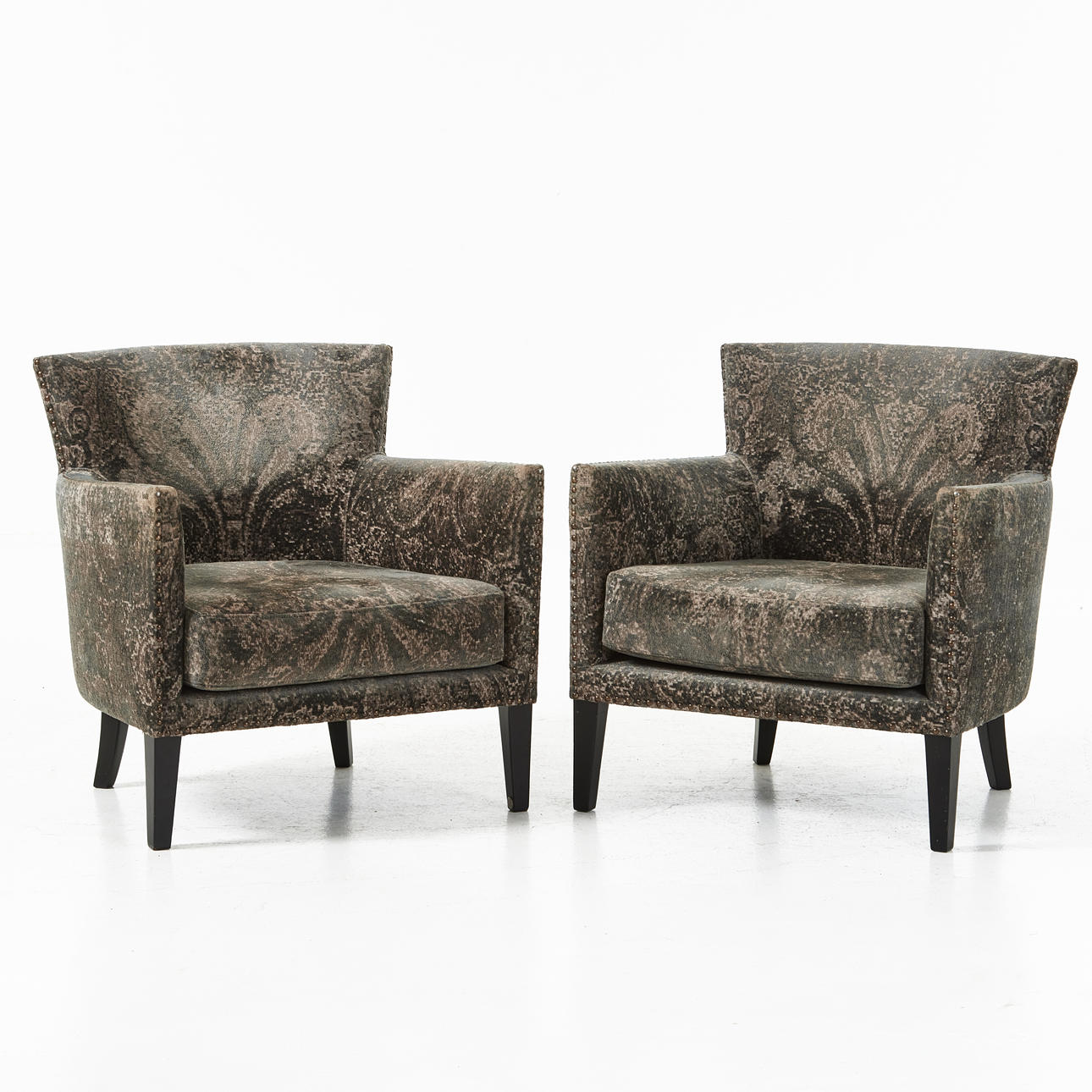 FÅTÖLJER, 1 par, samtida, Oscar och Clothilde.