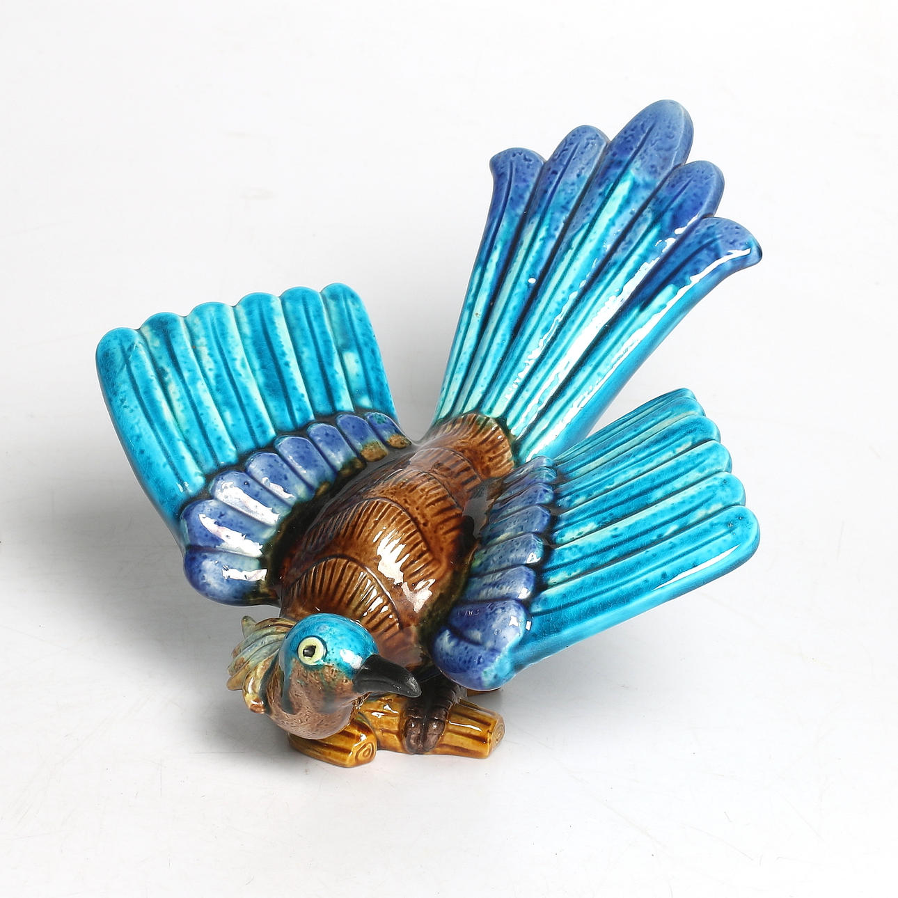 FIGURIN, fågel, chamotte, Gunnar Nylund, Rörstrand.