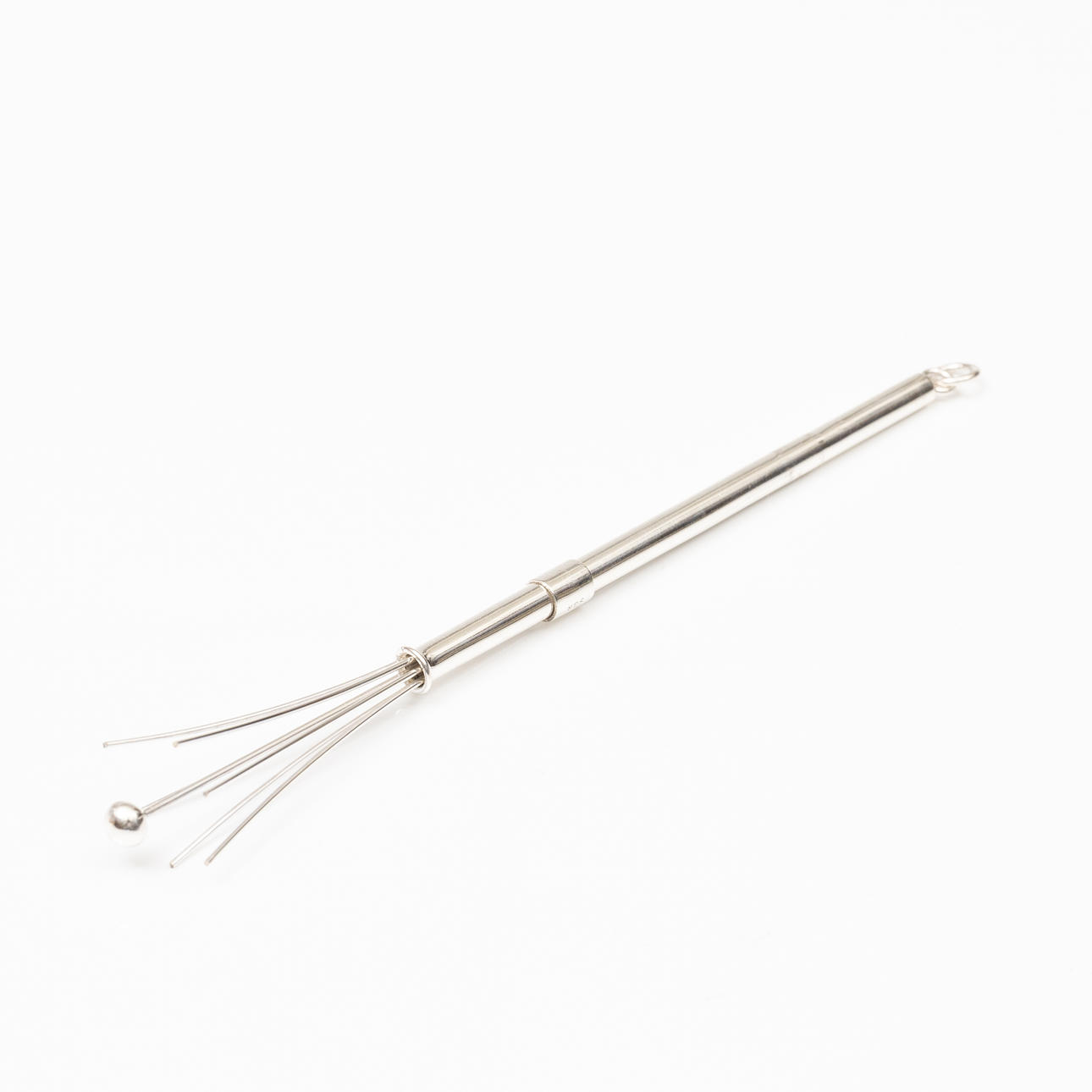 CHAMPAGNE WHISK, Sterling silver.