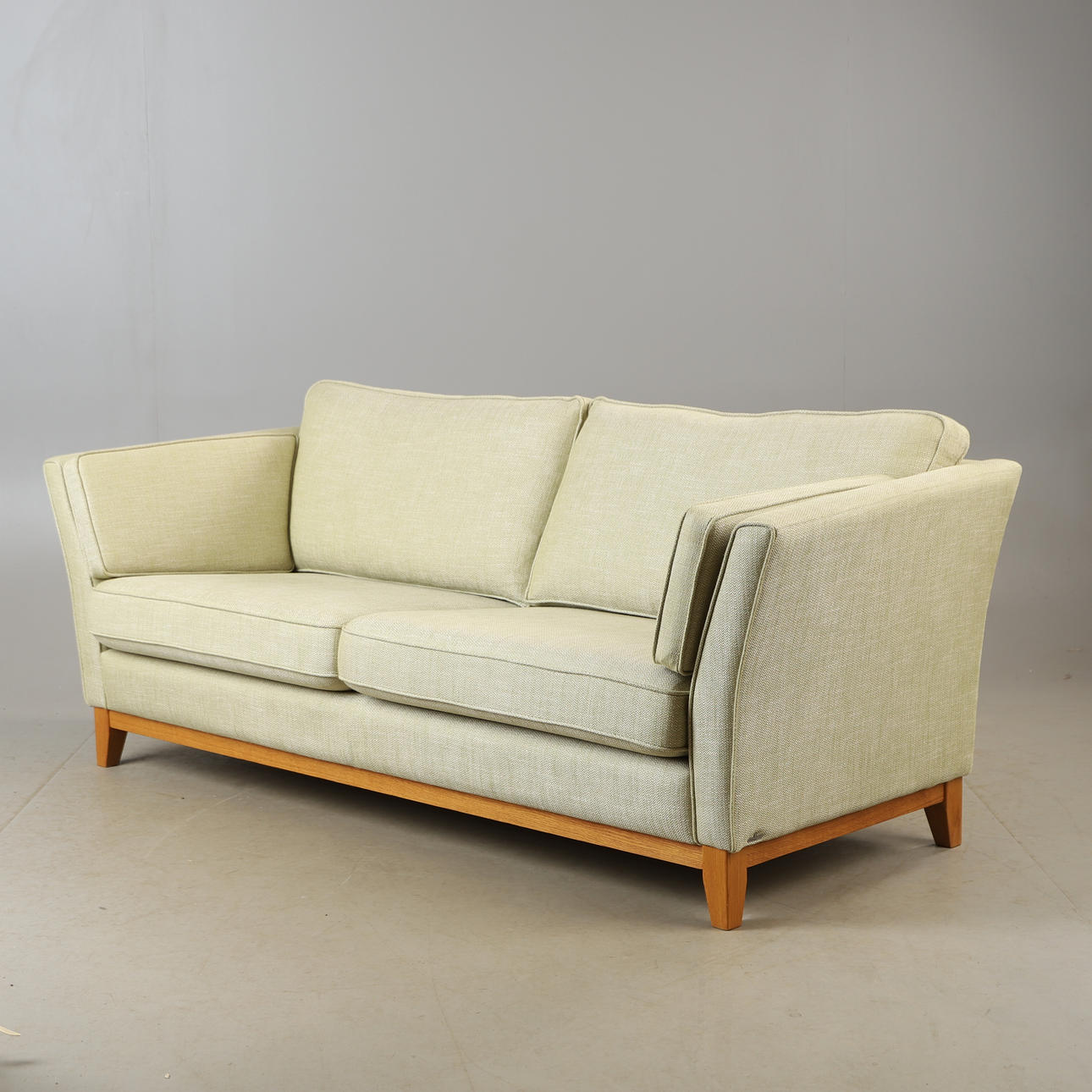 SOFA, textile upholstery with oak underlay, Bröderne Andersson.