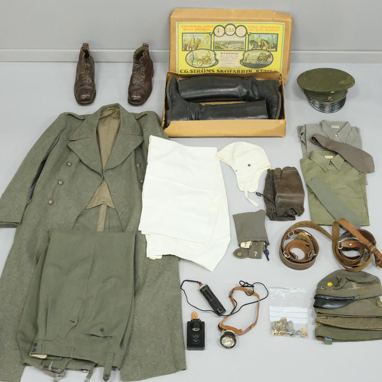UNIFORM PARTS, SWEDEN, M/1939.