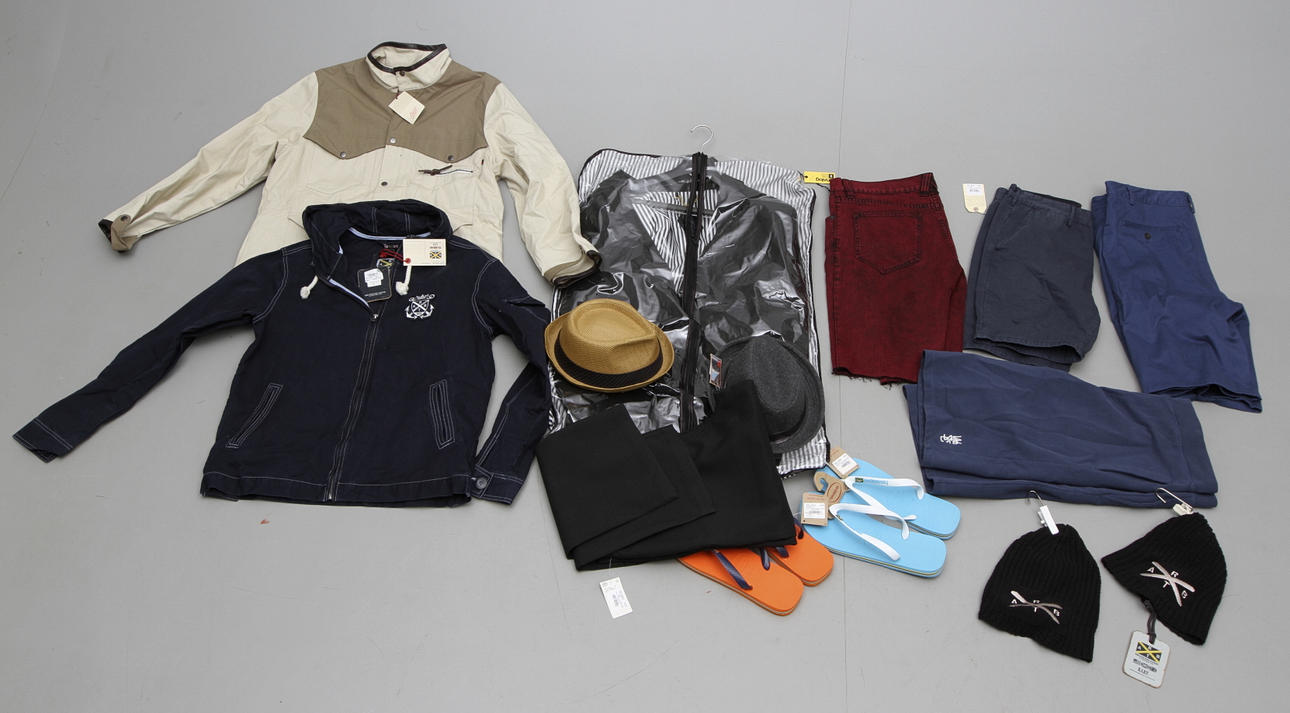 NYA KLÄDER, 14 del, storlek xl, konkursen efter first aid.