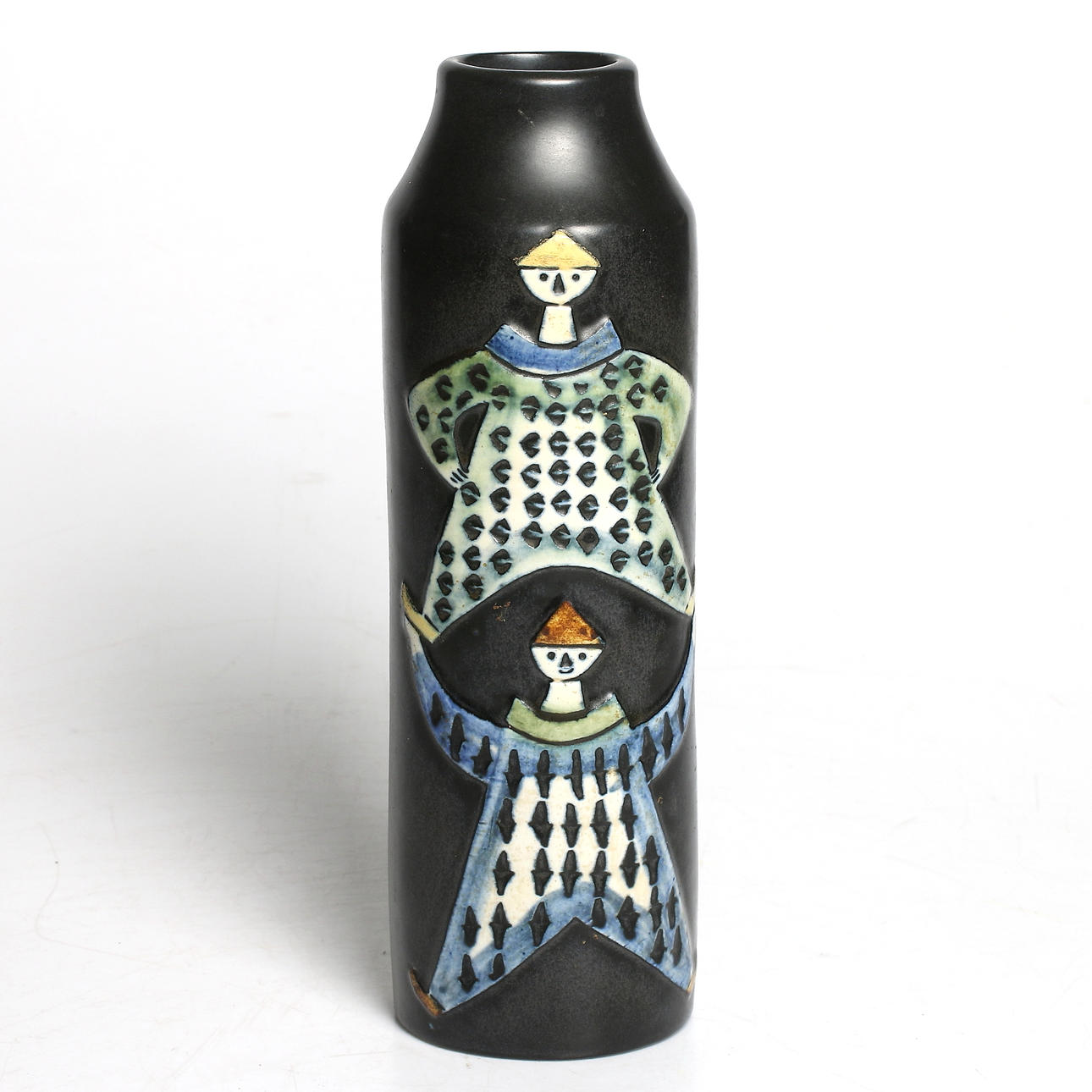 VAS, stengods, "Varité", Lisa Larson, Gustavsberg, 1900-tal.