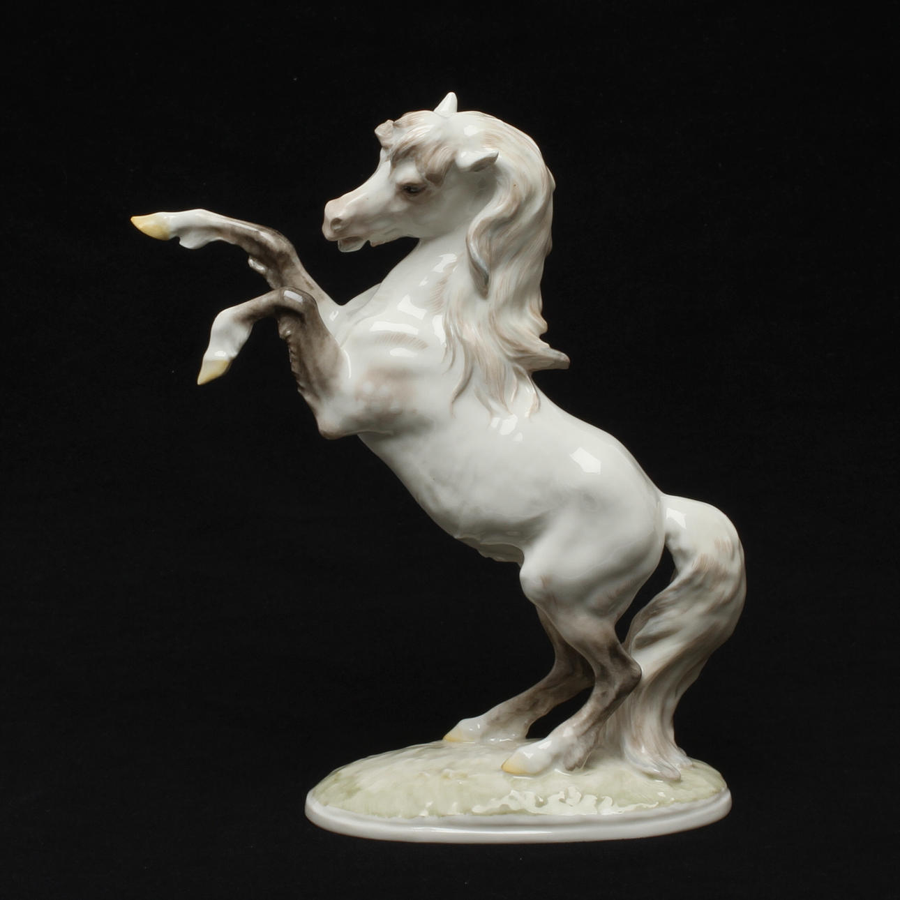 FIGURIN, porslin, häst, Hutschenreuther, 1900-tal.