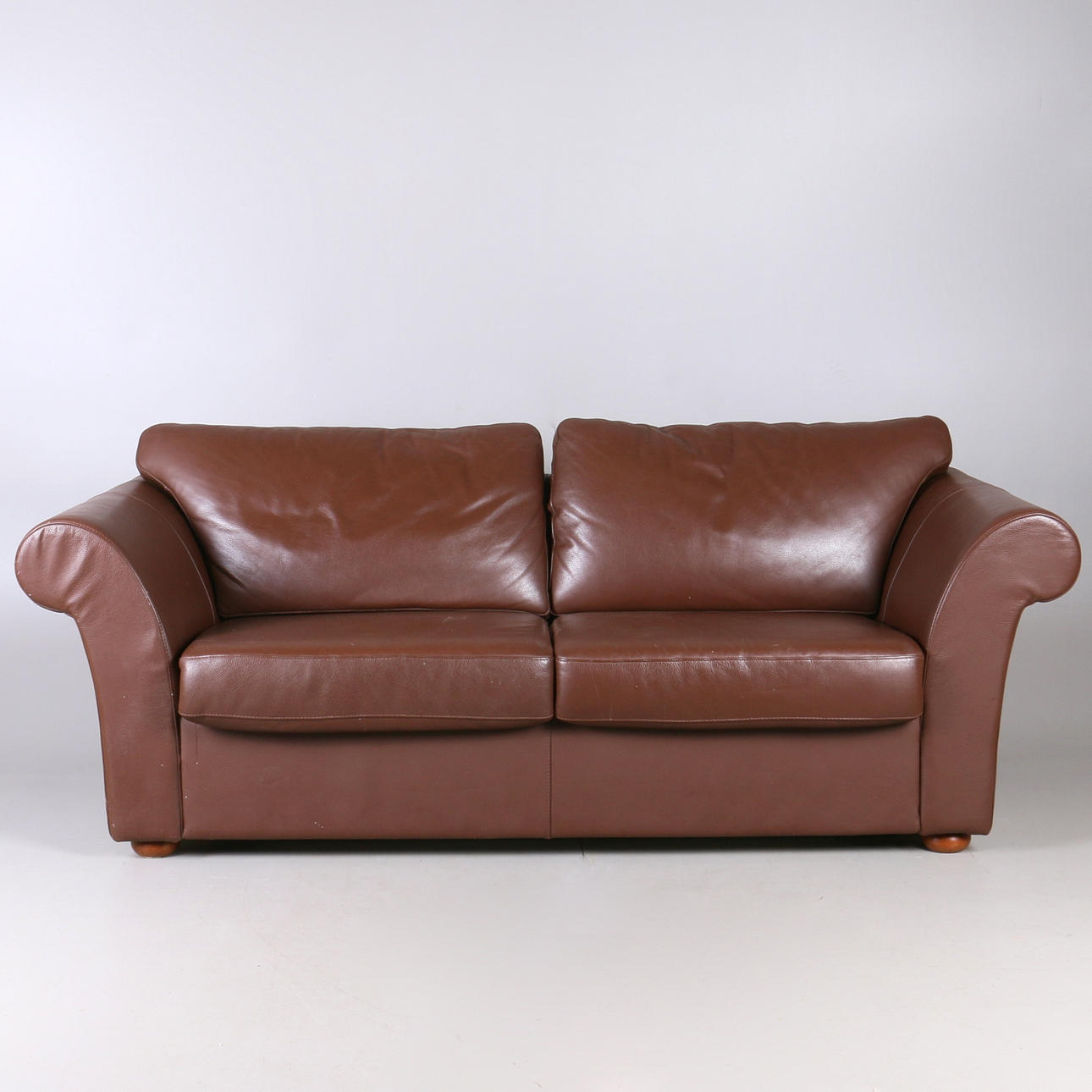 BÄDDSOFFA, skinn, samtida.