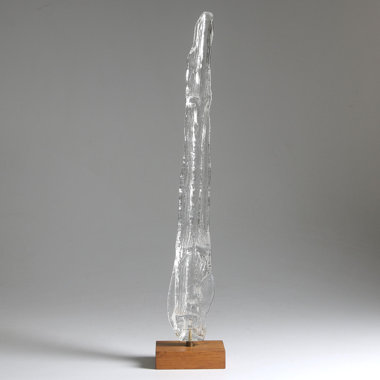BENGT EDENFALK. Skulptur, glas, Skruf, 1900-tal.