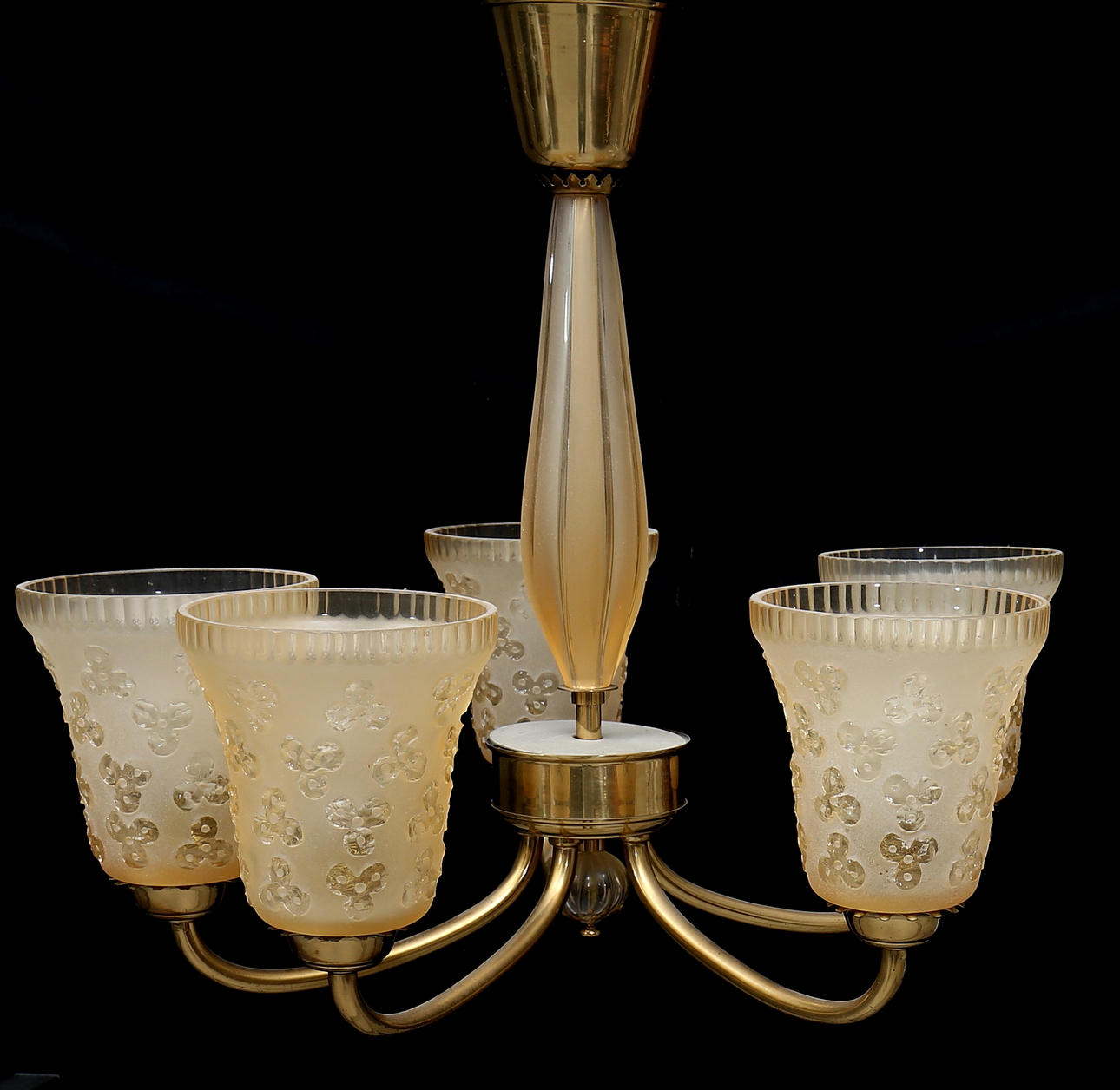 TAKLAMPA, 1900-talets mitt. Höjd ca 53 cm.