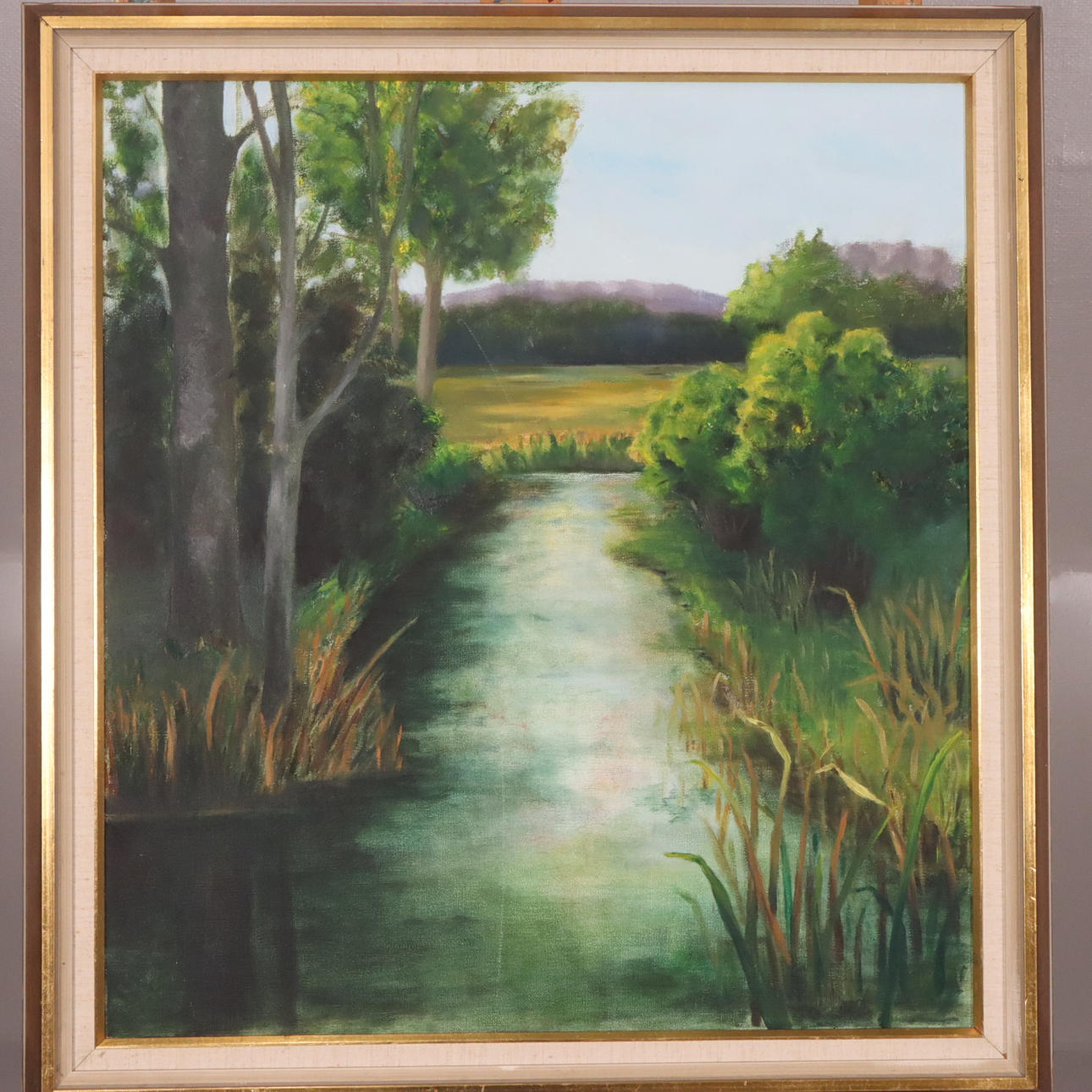 SIV AGNVALL. OIL ON CANVAS, signed.