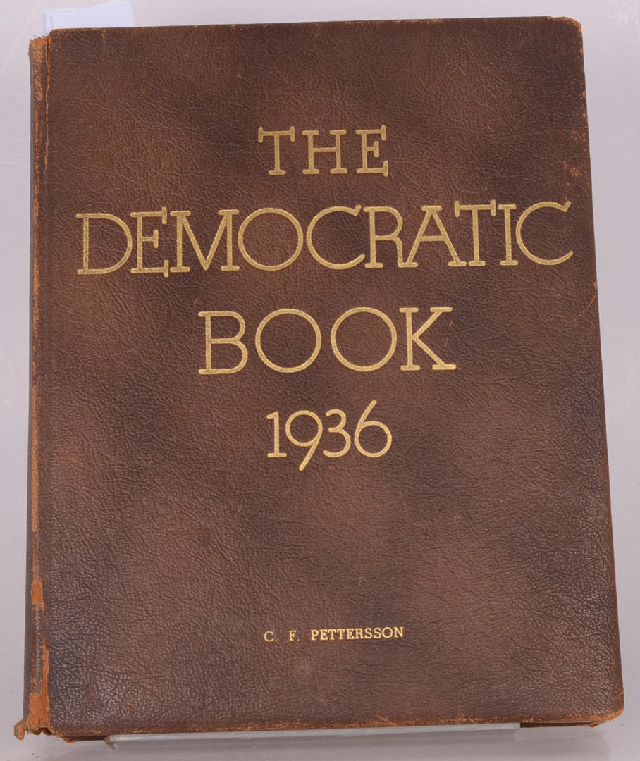 F D ROOSEVELT. SIGNED: The Democratic Book 1936.