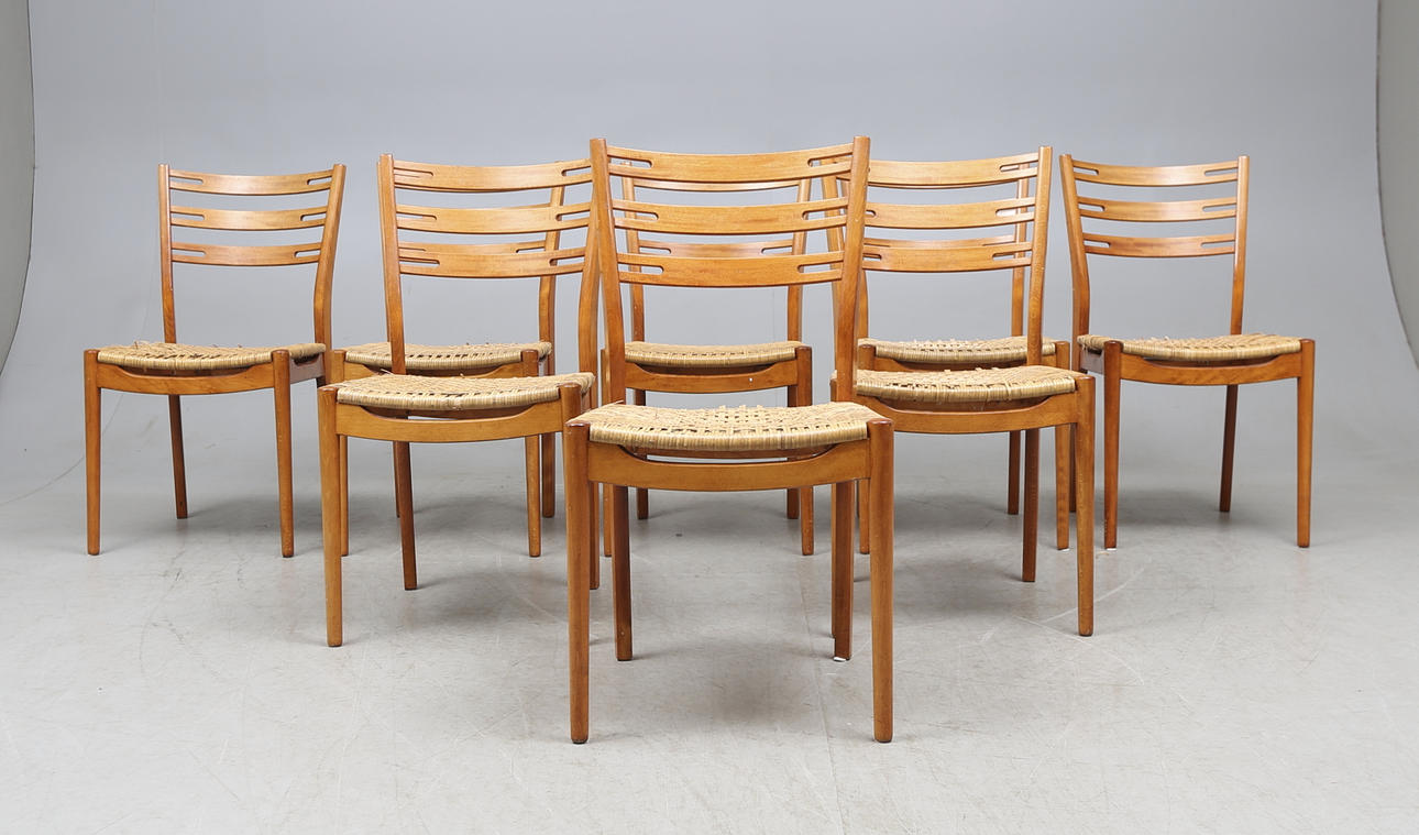 STOLAR, 8 stycken, "Della", IKEA, 1900-talets andra hälft.