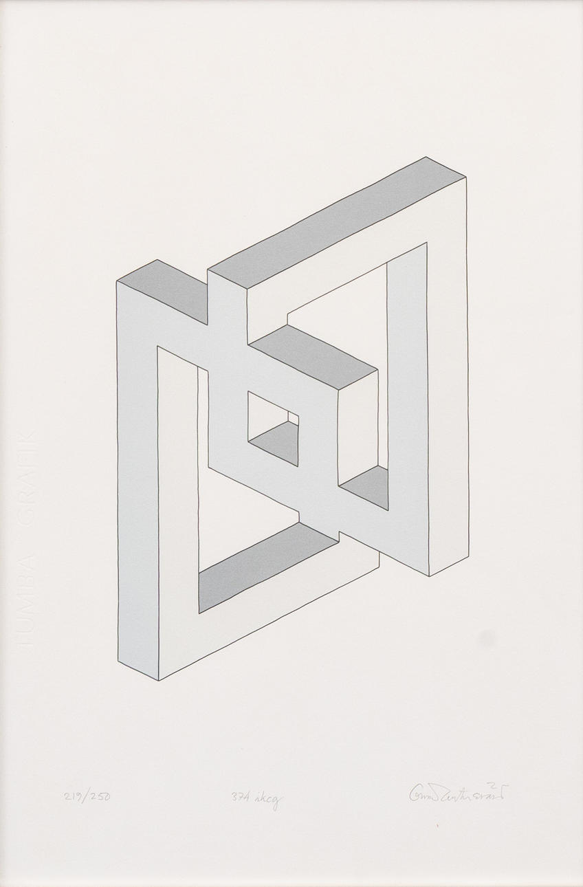 OSCAR REUTERSVÄRD. 374 ikcg, lithograph, signed and numbered.