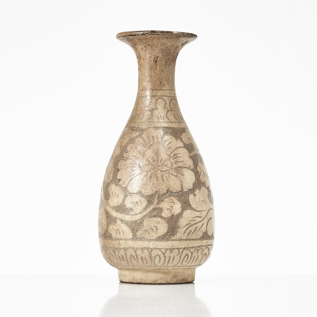 A ceramic vase, China, probably Ming (1368-1644), Cizhou type.