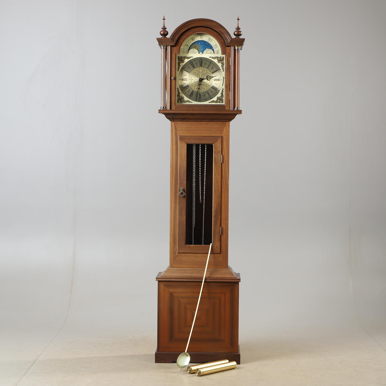 A mahogany floor clock, Denclock, Scan Clock, Denmark, second half of ...