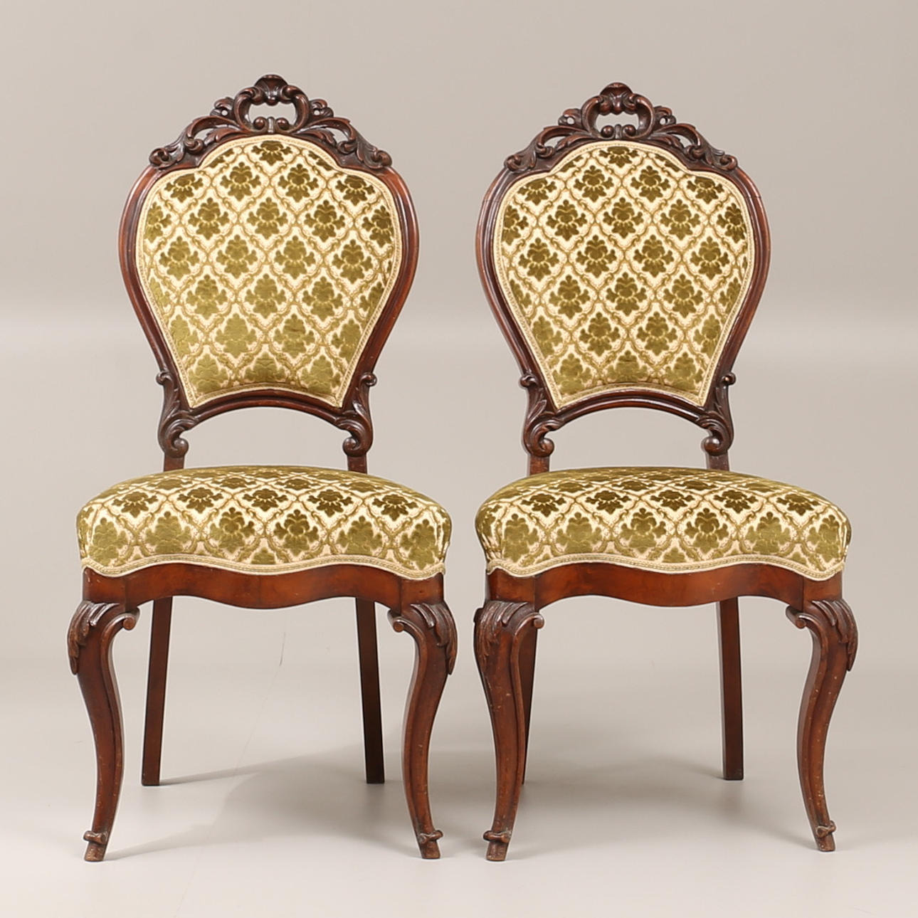 STOLAR, ett par, nyrokoko, 1800-tal.