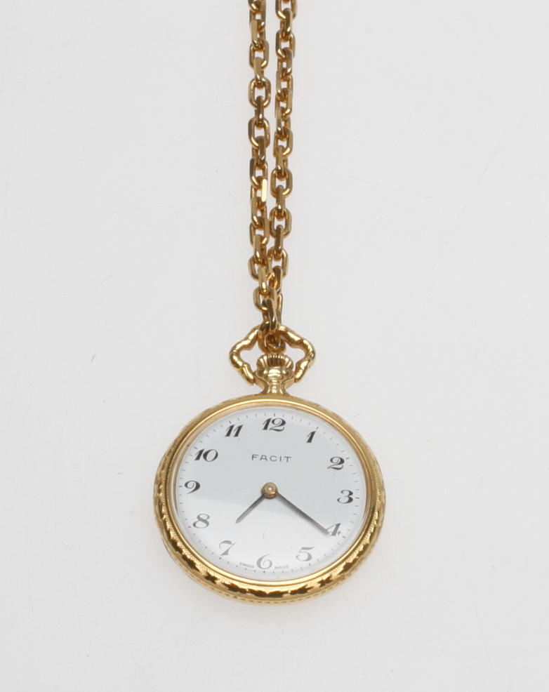 FICKUR, så kallat mormorsur, 18k guld, guldvikt ca. 12 gram.