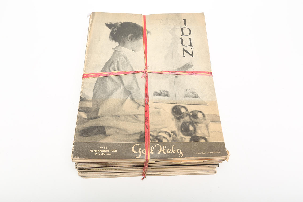 TIDSKRIFT, Idun, probably full vintage 1950.